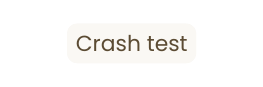 Crash test